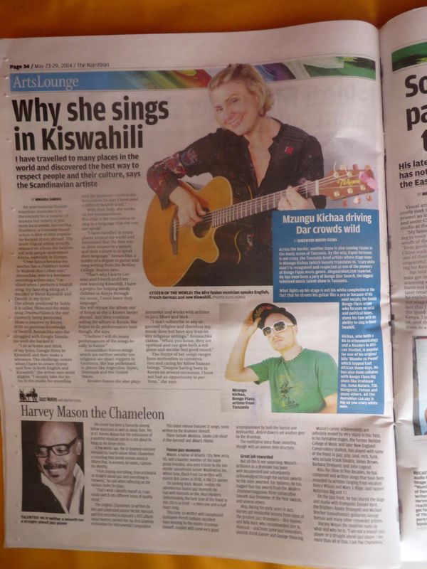 Press clipping: The Nairobi, 2014